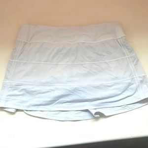 white lululemon skirt